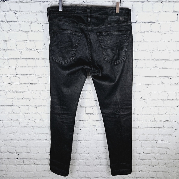 AG ADRIANO GOLDSCHMIED | The Dylan slim skinny coated stretch denim jeans - Picture 2 of 10